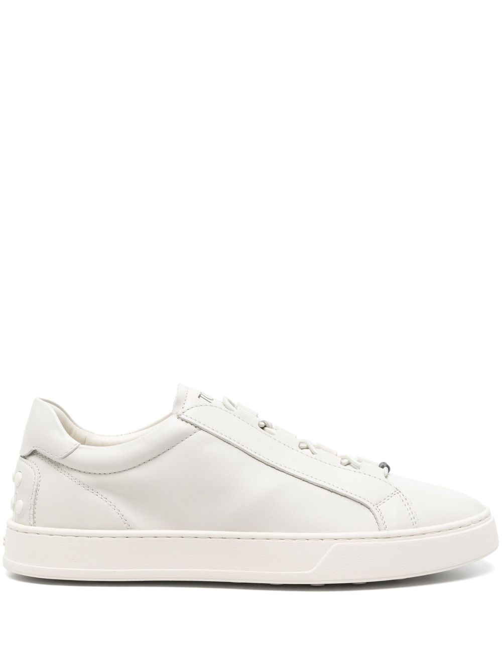 Sneakers in pelle in bianco 
