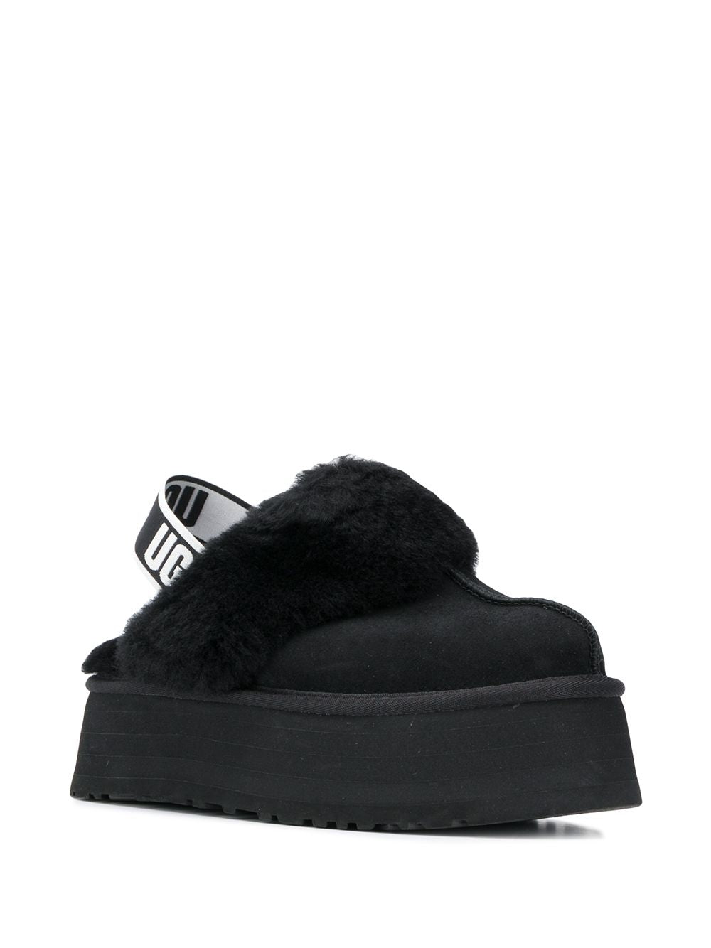 Mules Funkette con cinturino in nero 