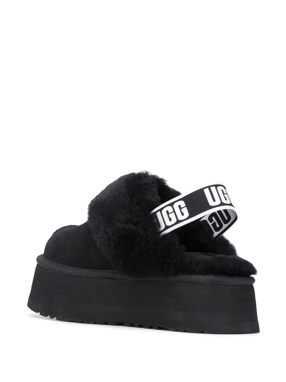Mules Funkette con cinturino in nero 