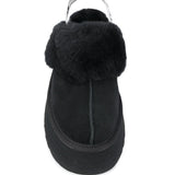 Mules Funkette con cinturino in nero 