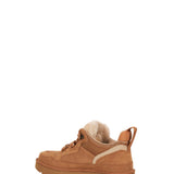 Sneakers lowmel in camoscio in beige 