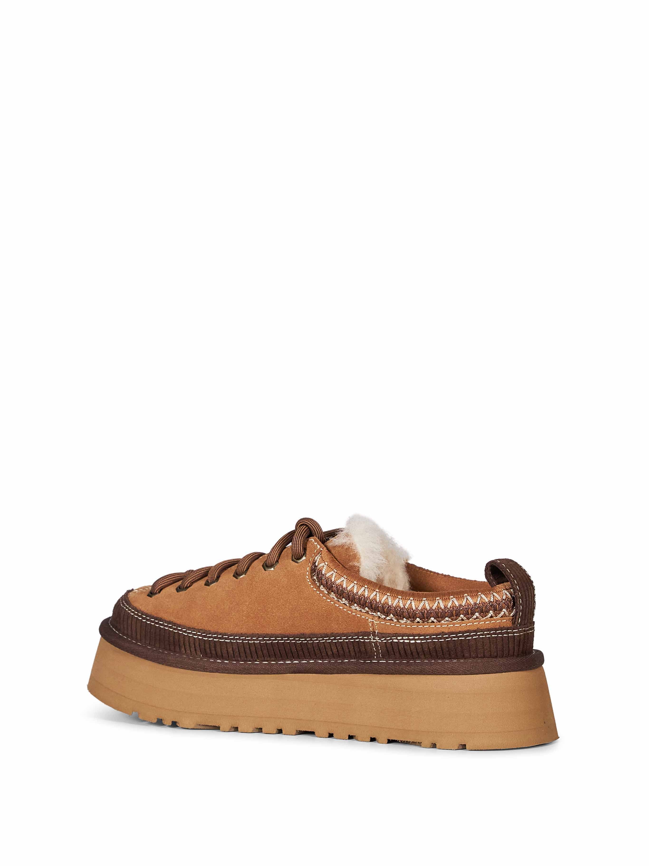 Mules Heritage Lace-up Slipper in beige 