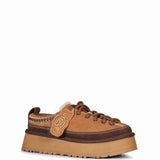 Mules Heritage Lace-up Slipper in beige 