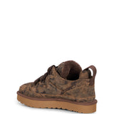 Sneakers con lacci Lowmel spotted in marrone 