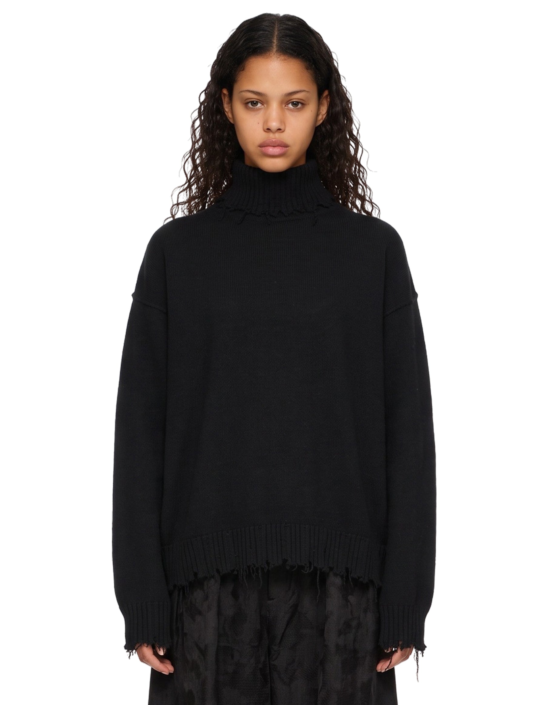 Maglione dolcevita in nero 
