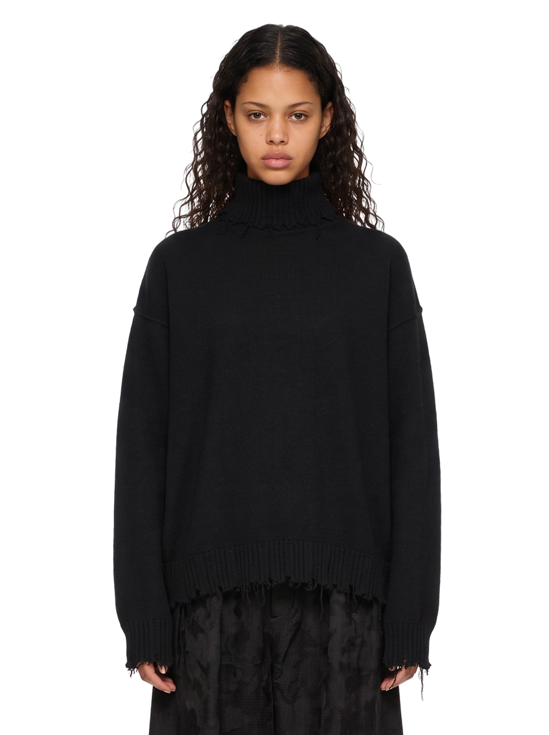 Maglione dolcevita in nero 