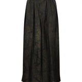 Pantaloni crop a gamba ampia Poetic in verde 