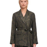 Giacca con stampa floreale khloe multicolore 