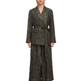 Giacca con stampa floreale khloe multicolore 