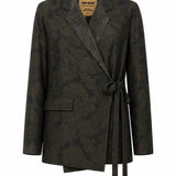 Giacca con stampa floreale khloe multicolore 