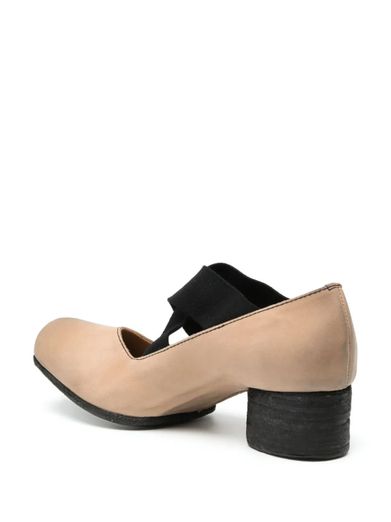Ballerine con fasce incrociate in rosa 