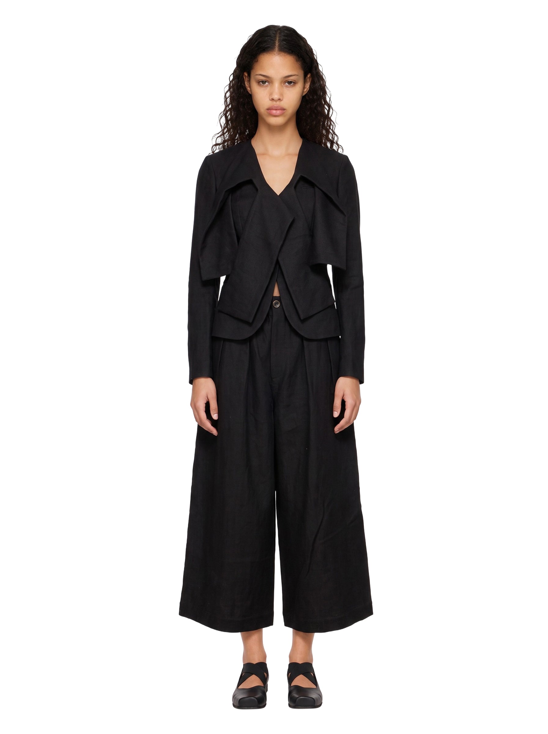Pantaloni Poetic in nero 