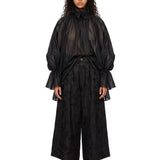 Pantaloni Poetic in nero 