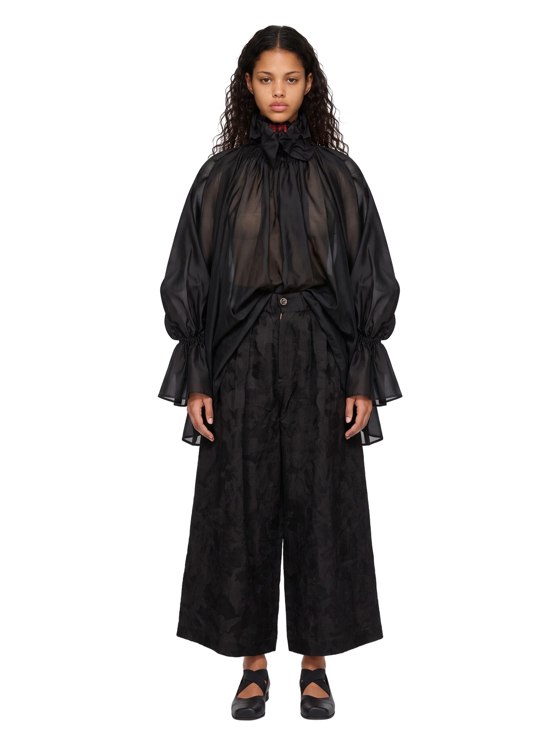 Pantaloni Poetic in nero 