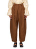 Pantaloni Poop in marrone