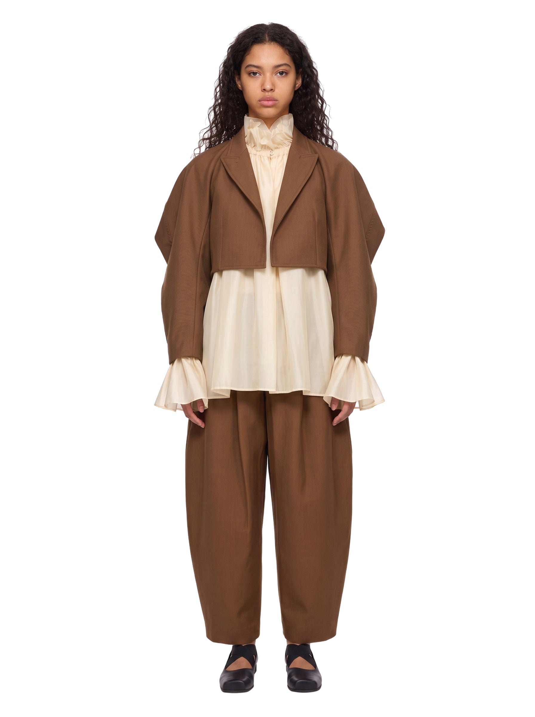 Pantaloni Poop in marrone 