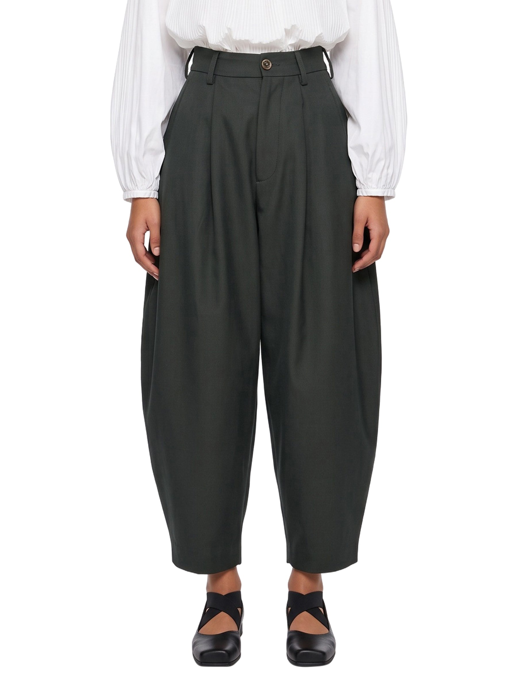 Pantaloni Poop in grigio scuro 