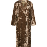 Cappotto lungo in verde 