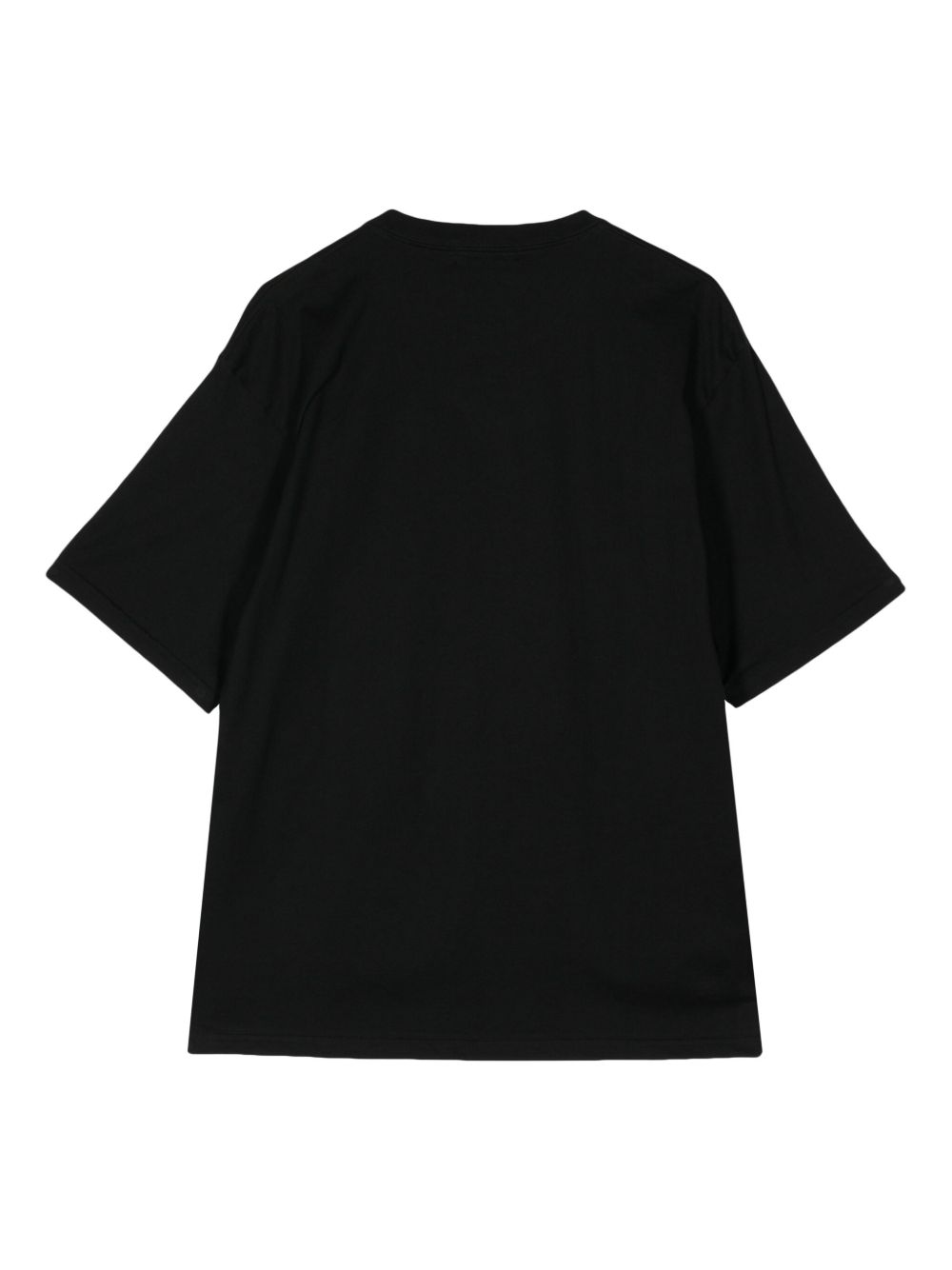 T-shirt con stampa in nero 