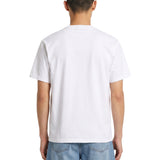 T-shirt in cotone bianco con stampa grafica 