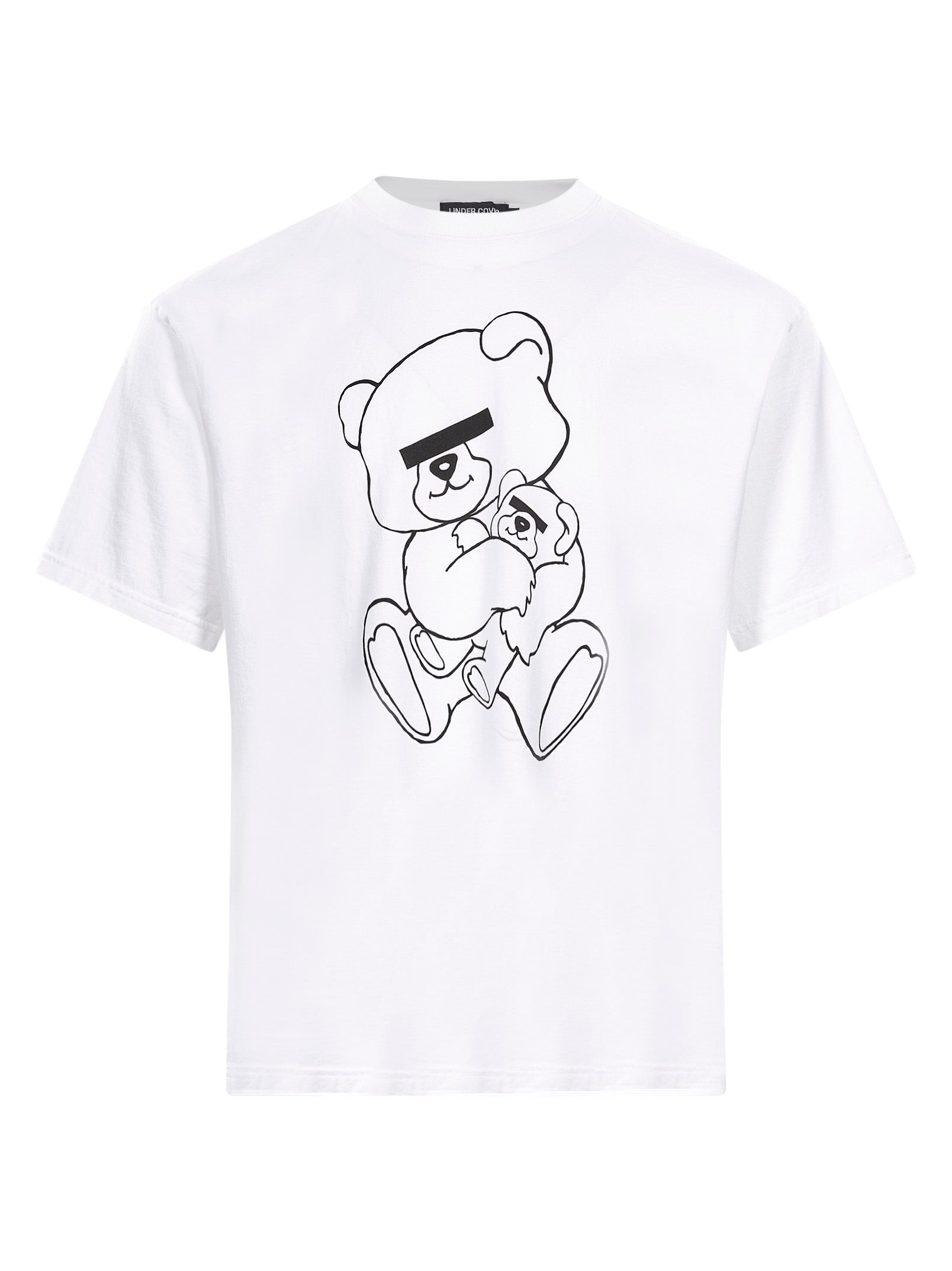 T-shirt in cotone bianco con stampa grafica 