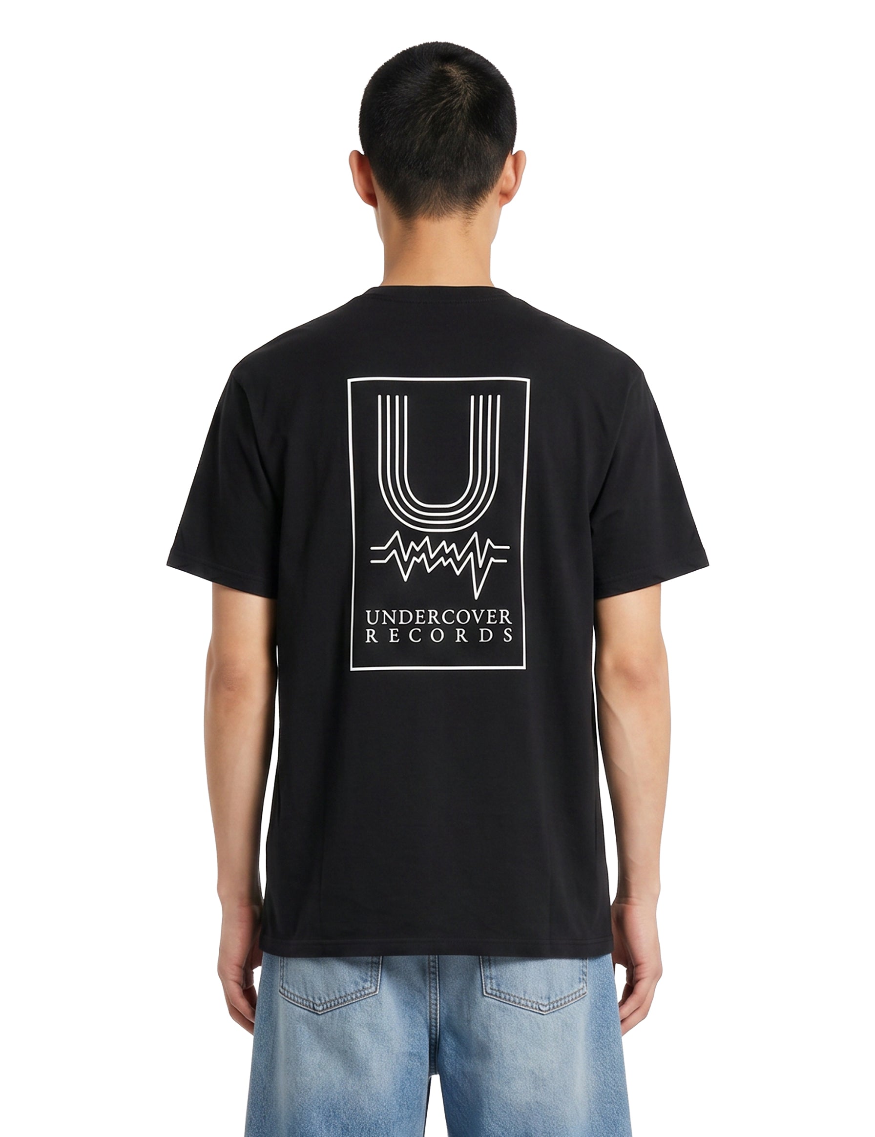 T-shirt con stampa grafica in nero 