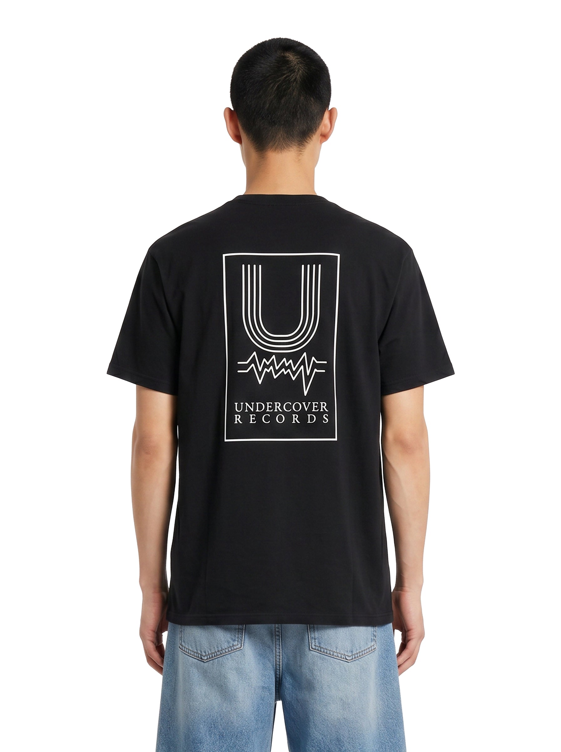 T-shirt con stampa grafica in nero 