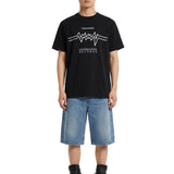 T-shirt con stampa grafica in nero 