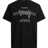 T-shirt con stampa grafica in nero 