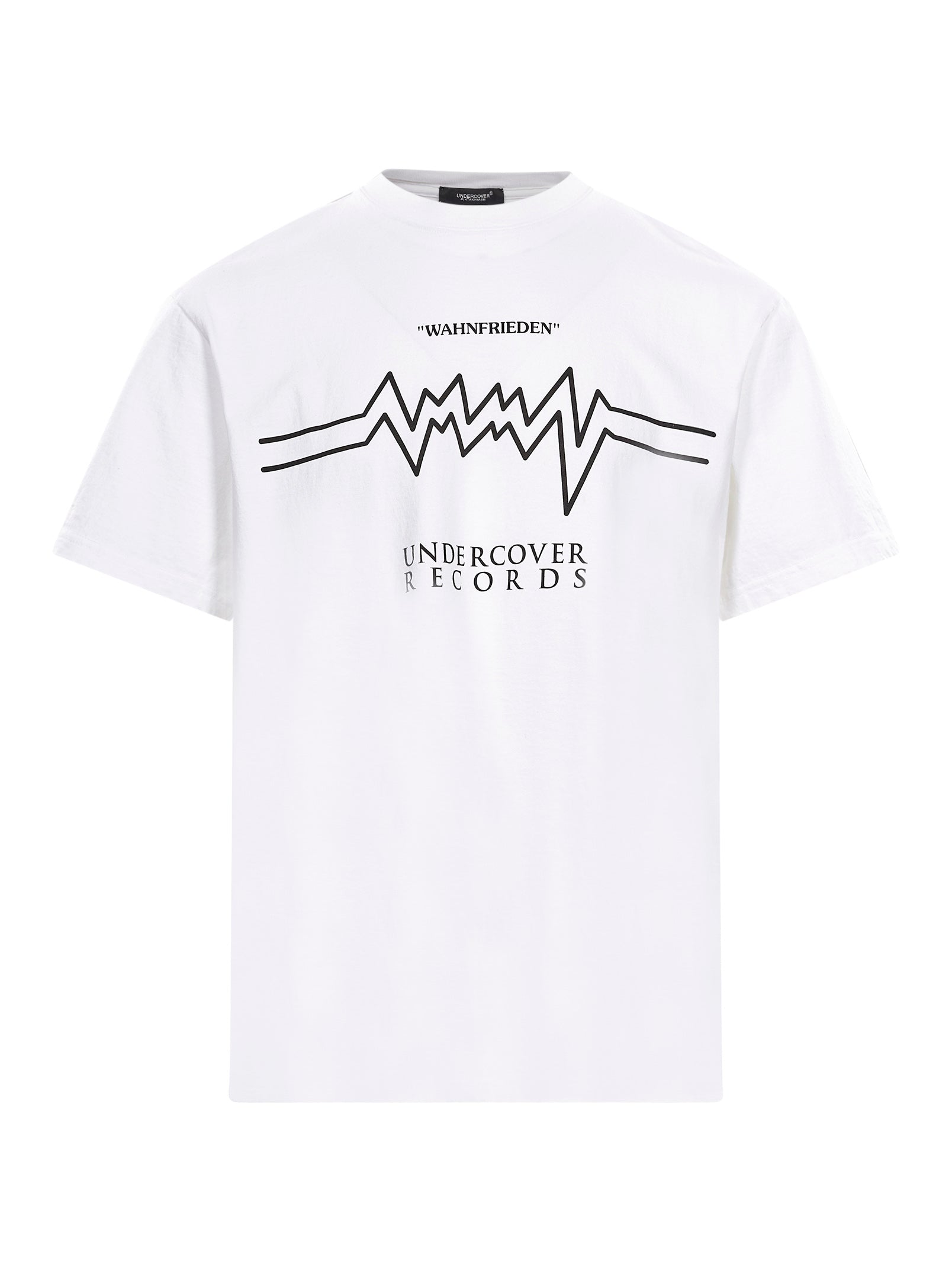 T-shirt in cotone bianco con stampa grafica 