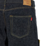 Jeans People Have the Power con ricamo in blu 