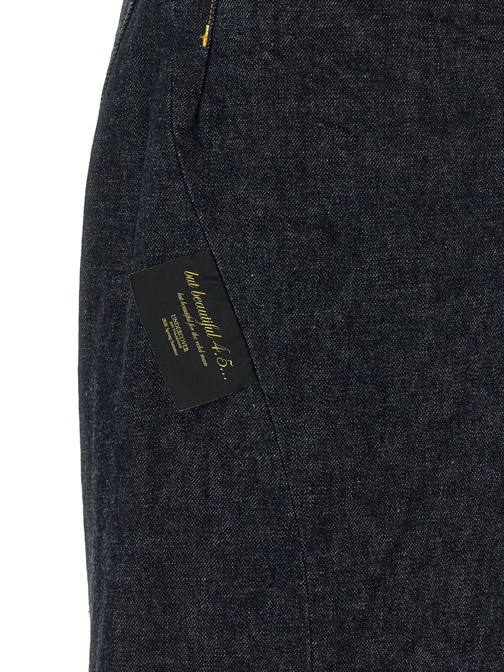 Jeans People Have the Power con ricamo in blu 