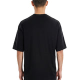 T-shirt a maniche corte con stampa grafica in nero 