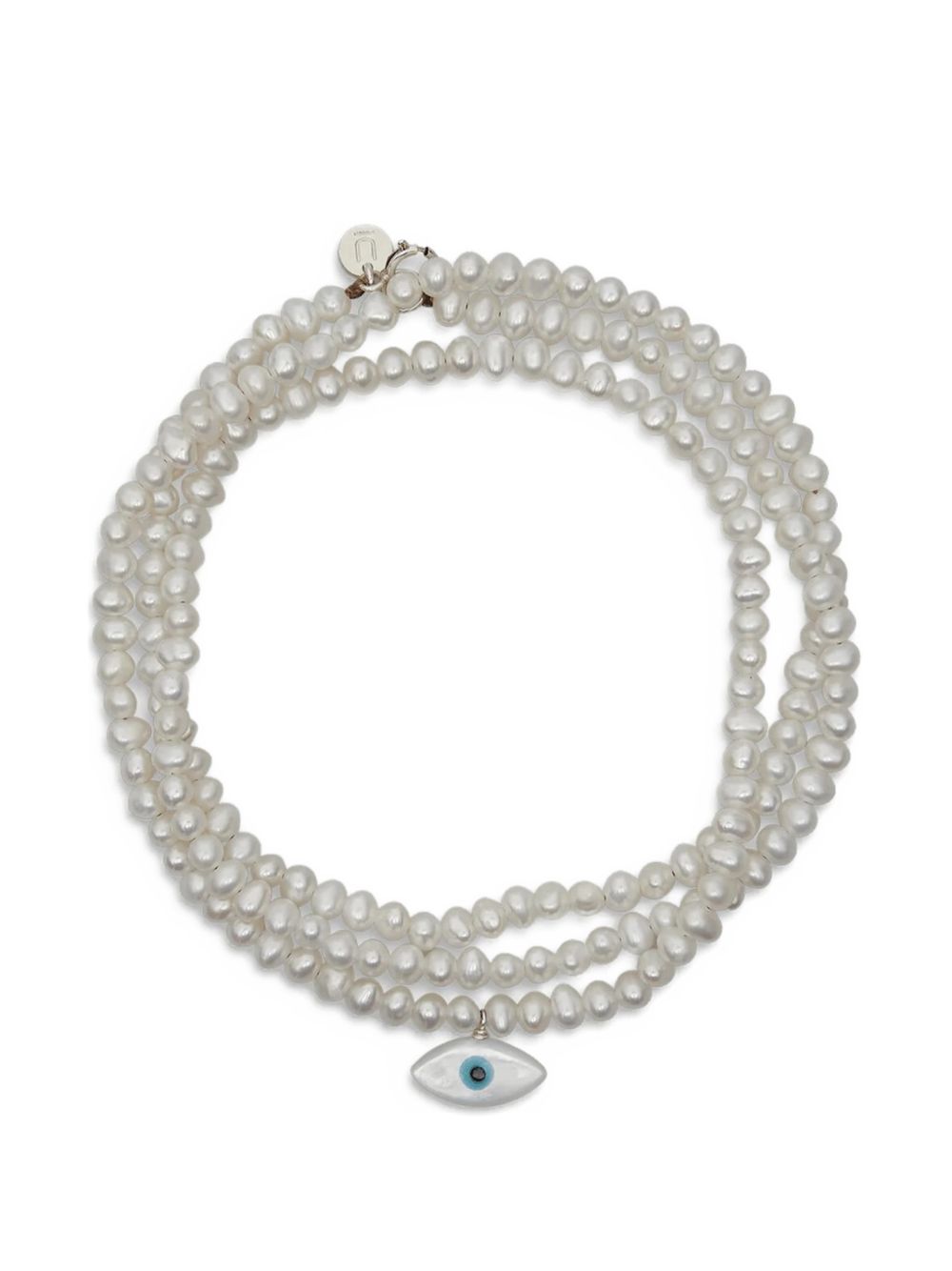 Bracciale con pendente in bianco 