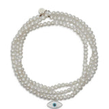 Bracciale con pendente in bianco 
