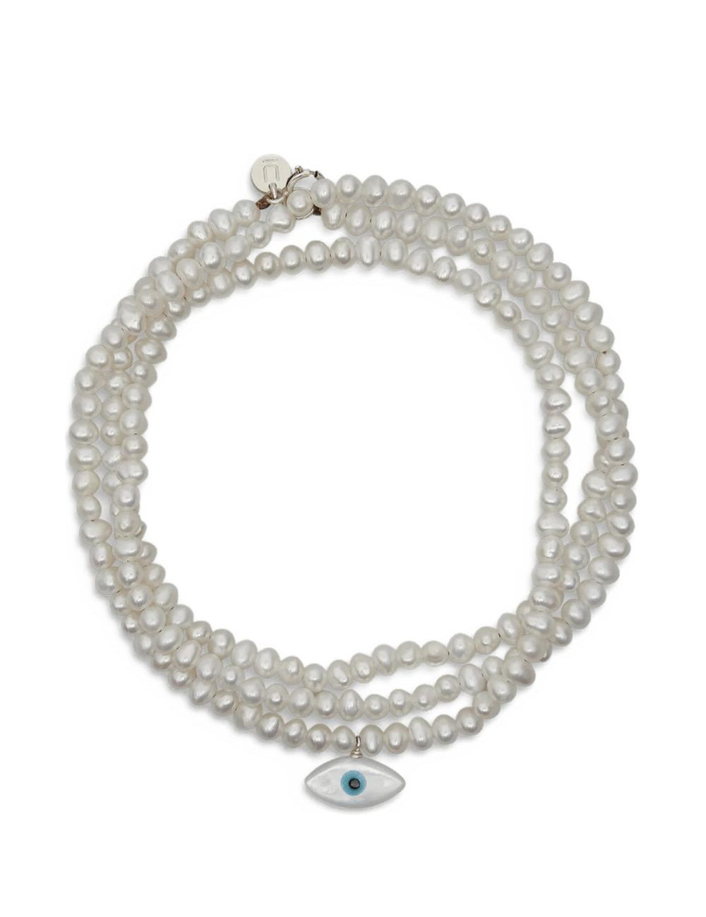 Bracciale con pendente in bianco 