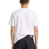 T-shirt a maniche corte con logo in bianco 