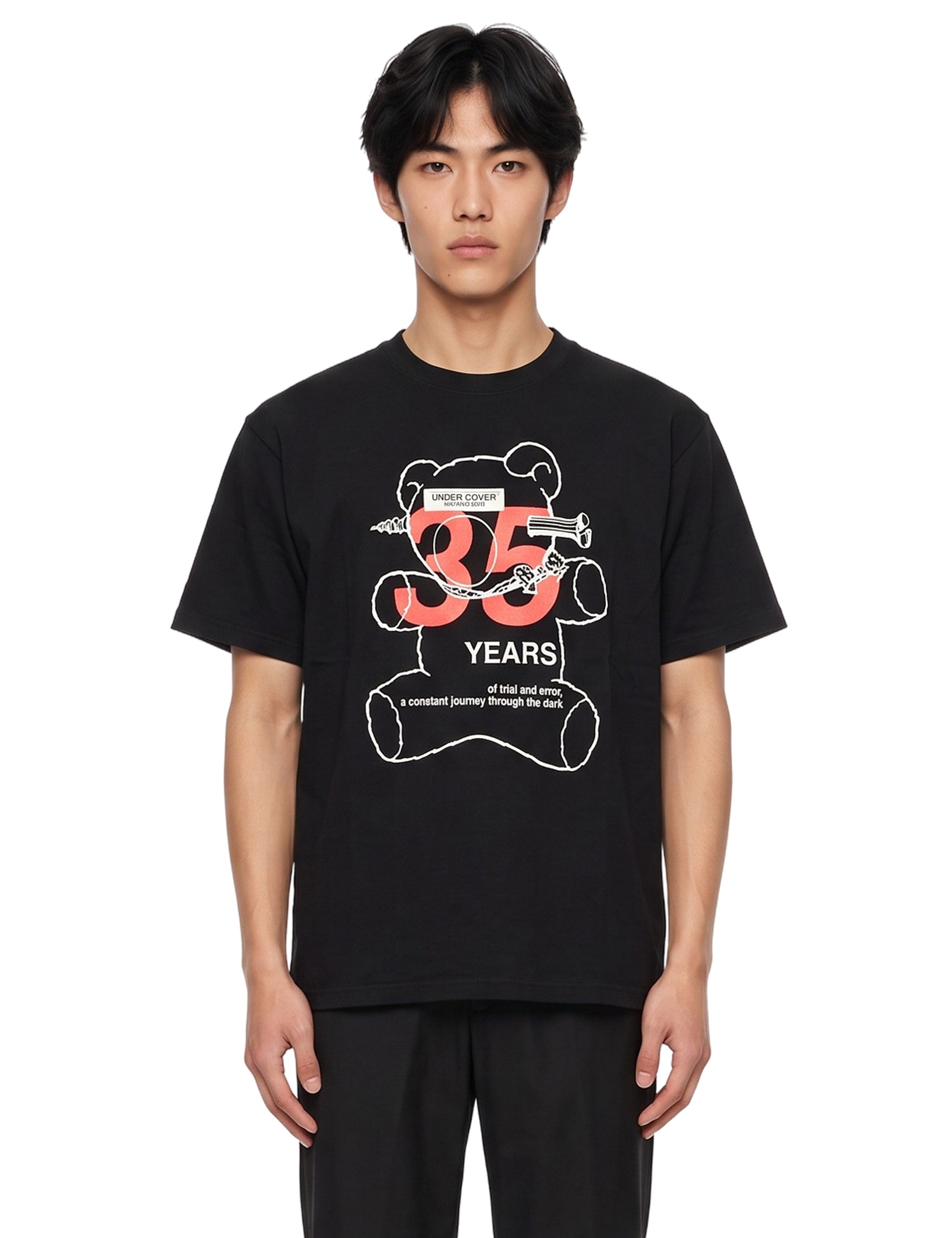 T-shirt Screw Bear 35th in nero 