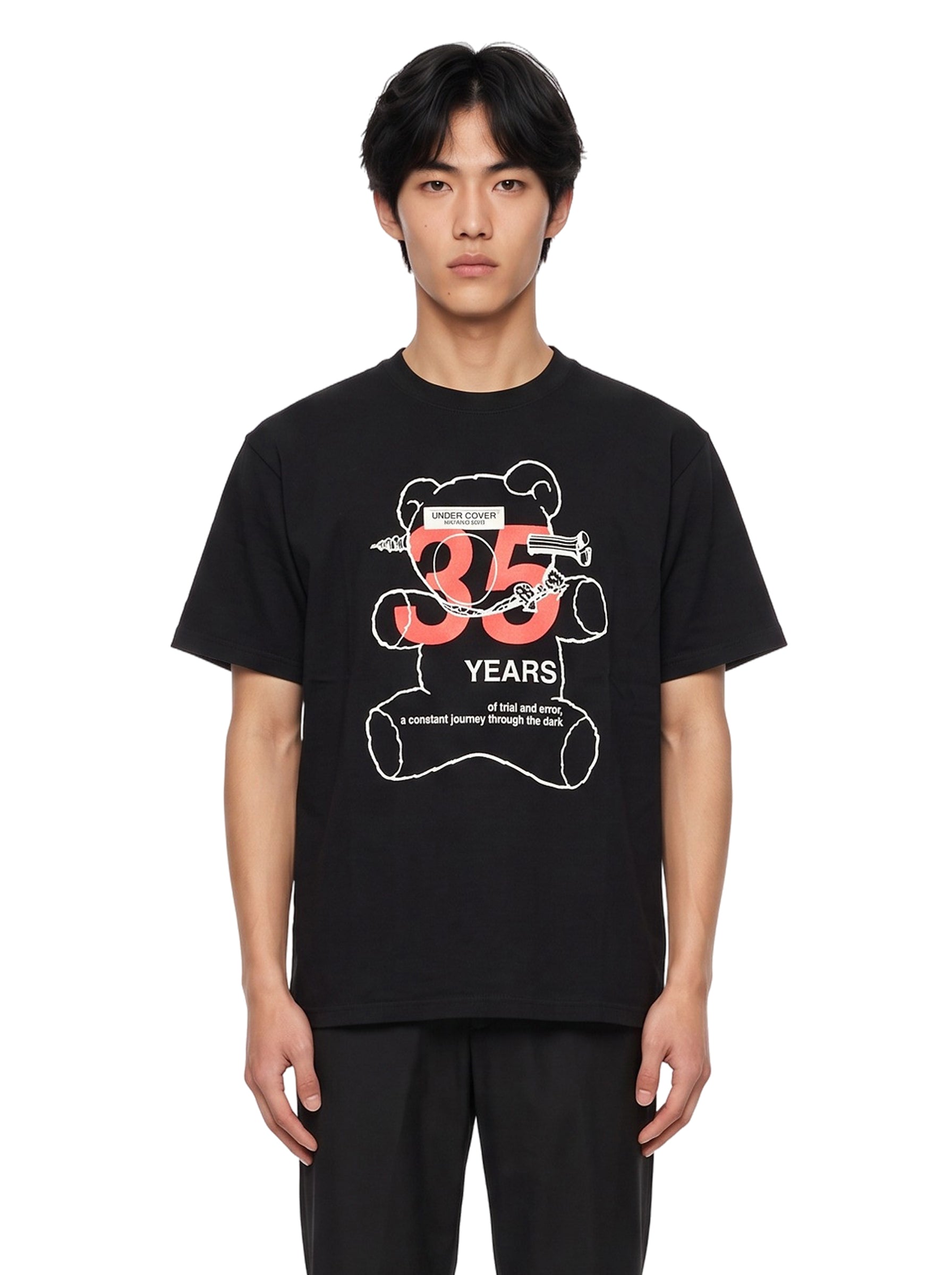 T-shirt Screw Bear 35th in nero 