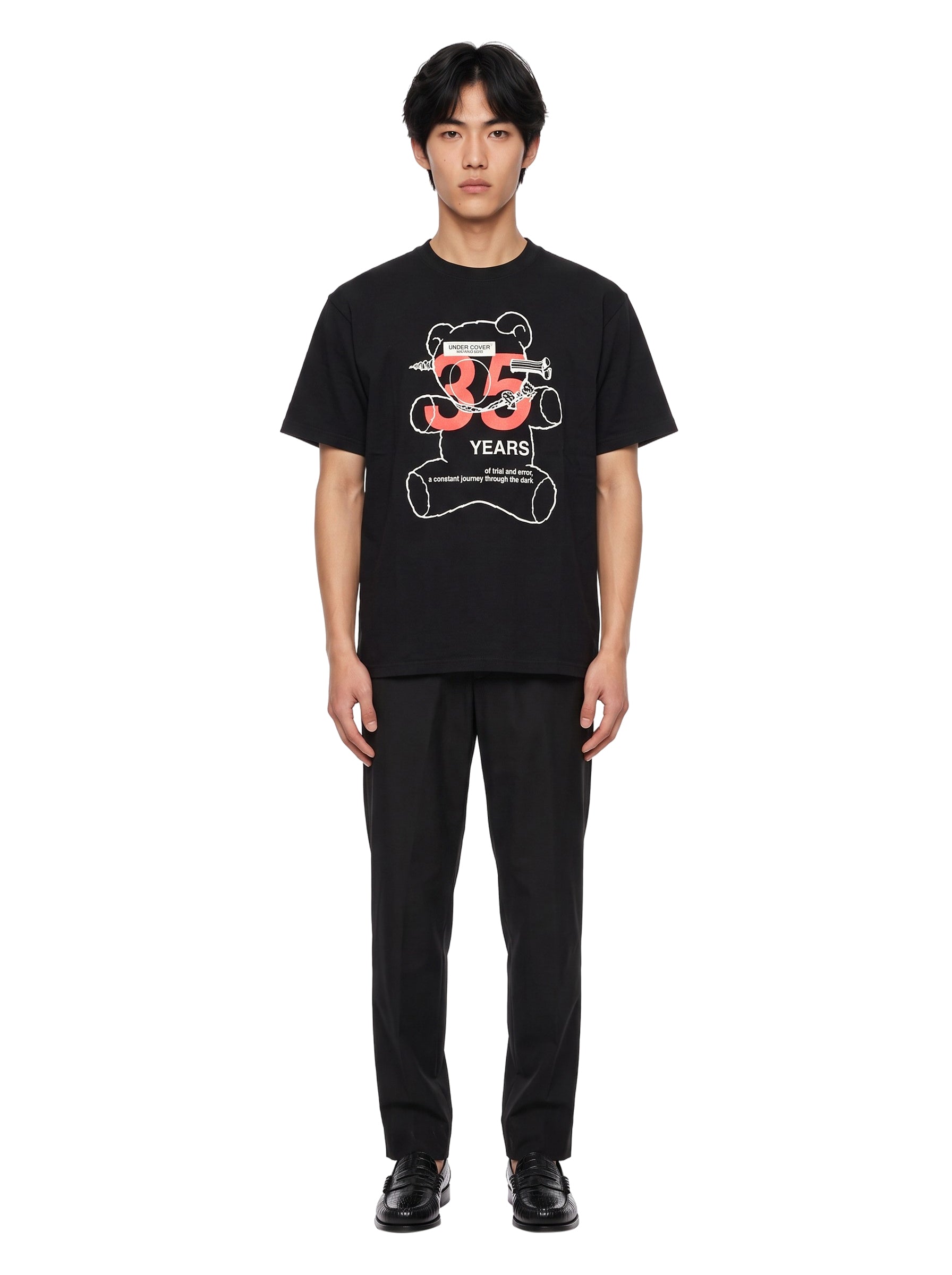 T-shirt Screw Bear 35th in nero 