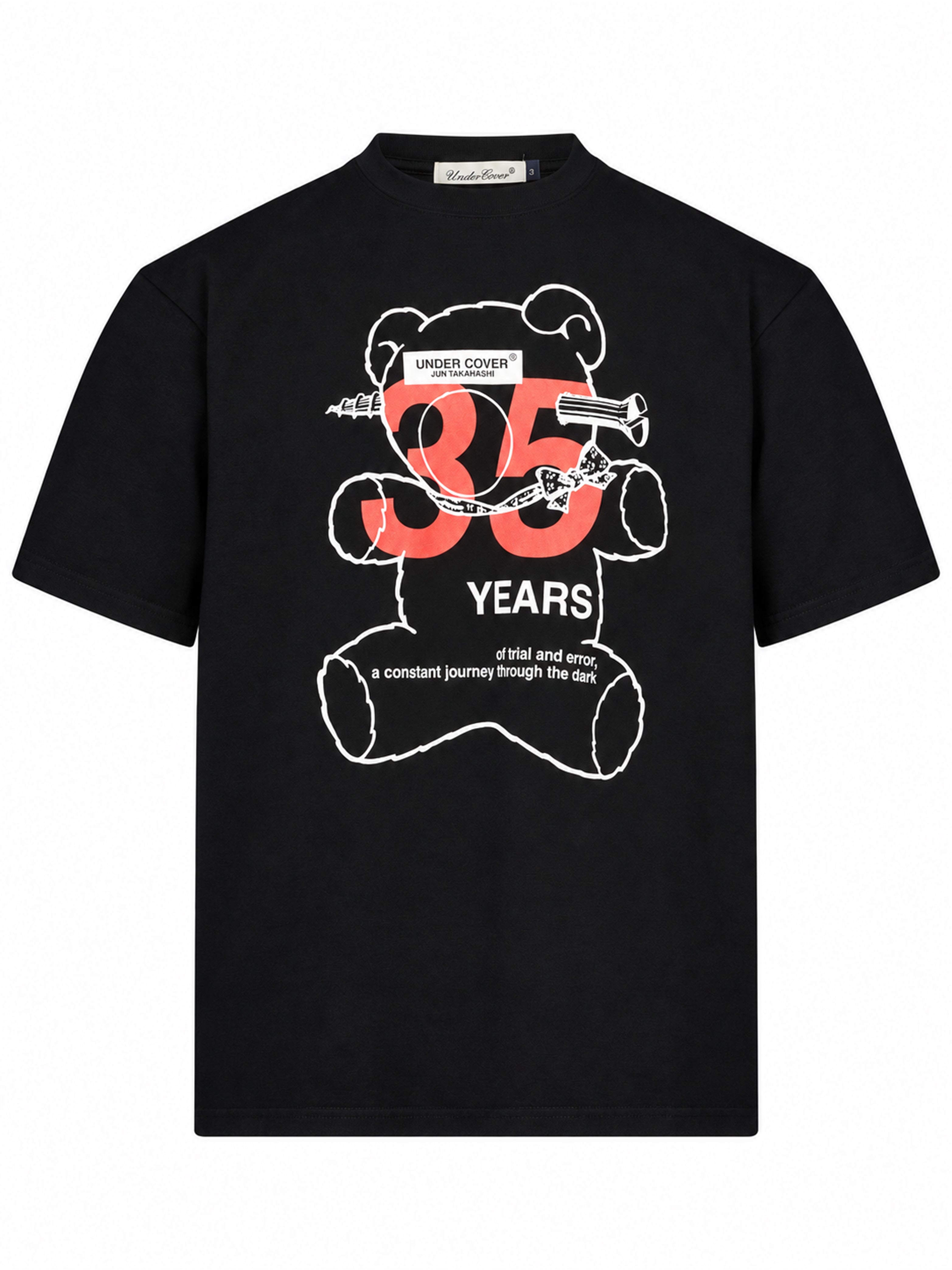T-shirt Screw Bear 35th in nero 