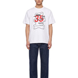 T-shirt Screw Bear 35th in bianco 