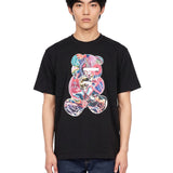 T-shirt Teddy con stampa in nero 