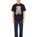 T-shirt Teddy con stampa in nero 
