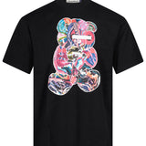 T-shirt Teddy con stampa in nero 