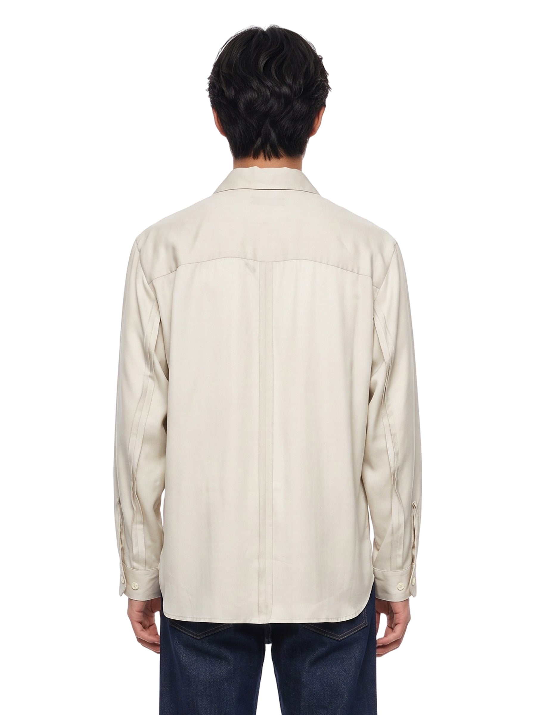 Camicia con stampa Cindy Sherman in grigio 