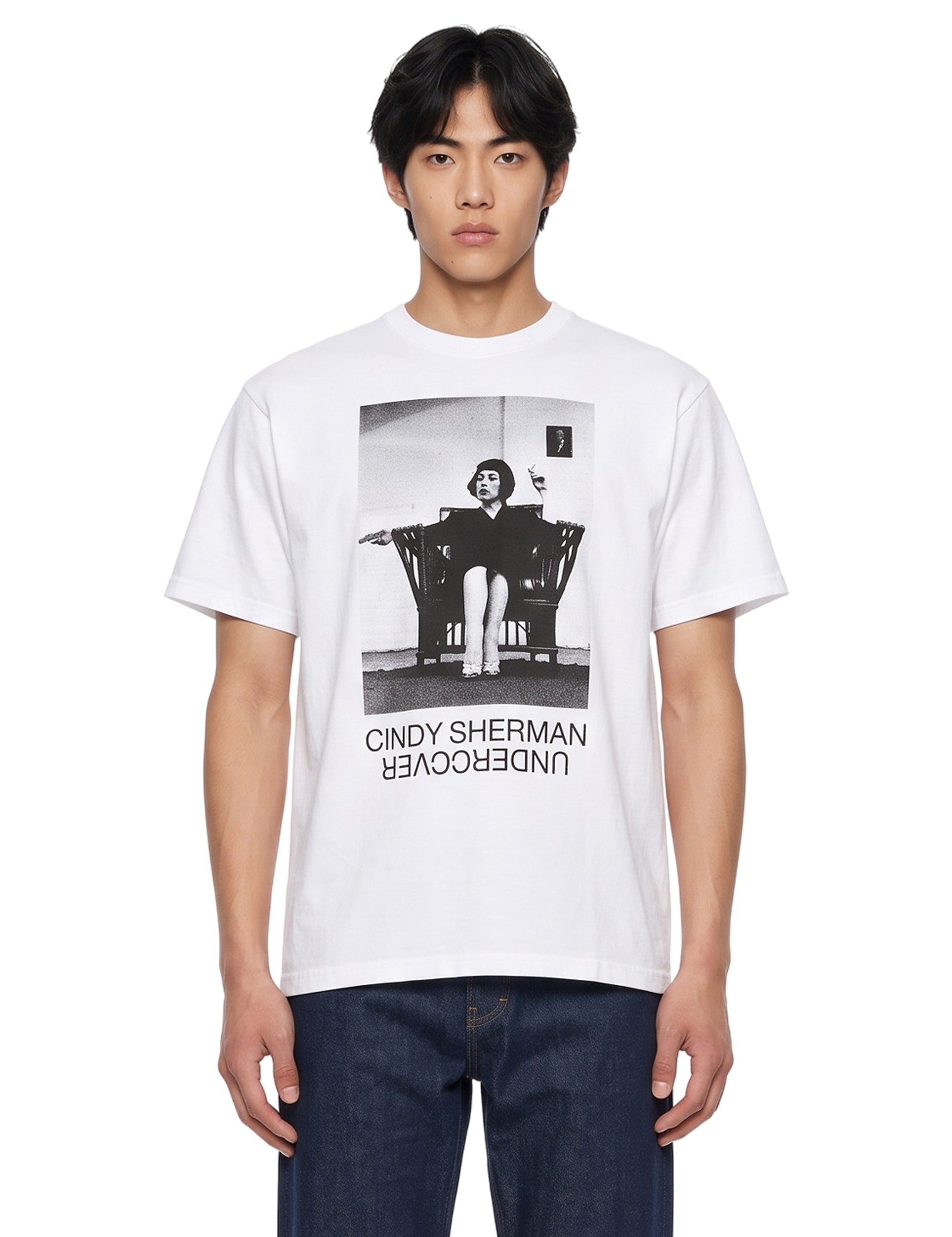 T-shirt Cindy Sherman Untitled 16 in bianco 