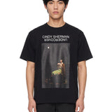 T-shirt CindyPrint in nero 