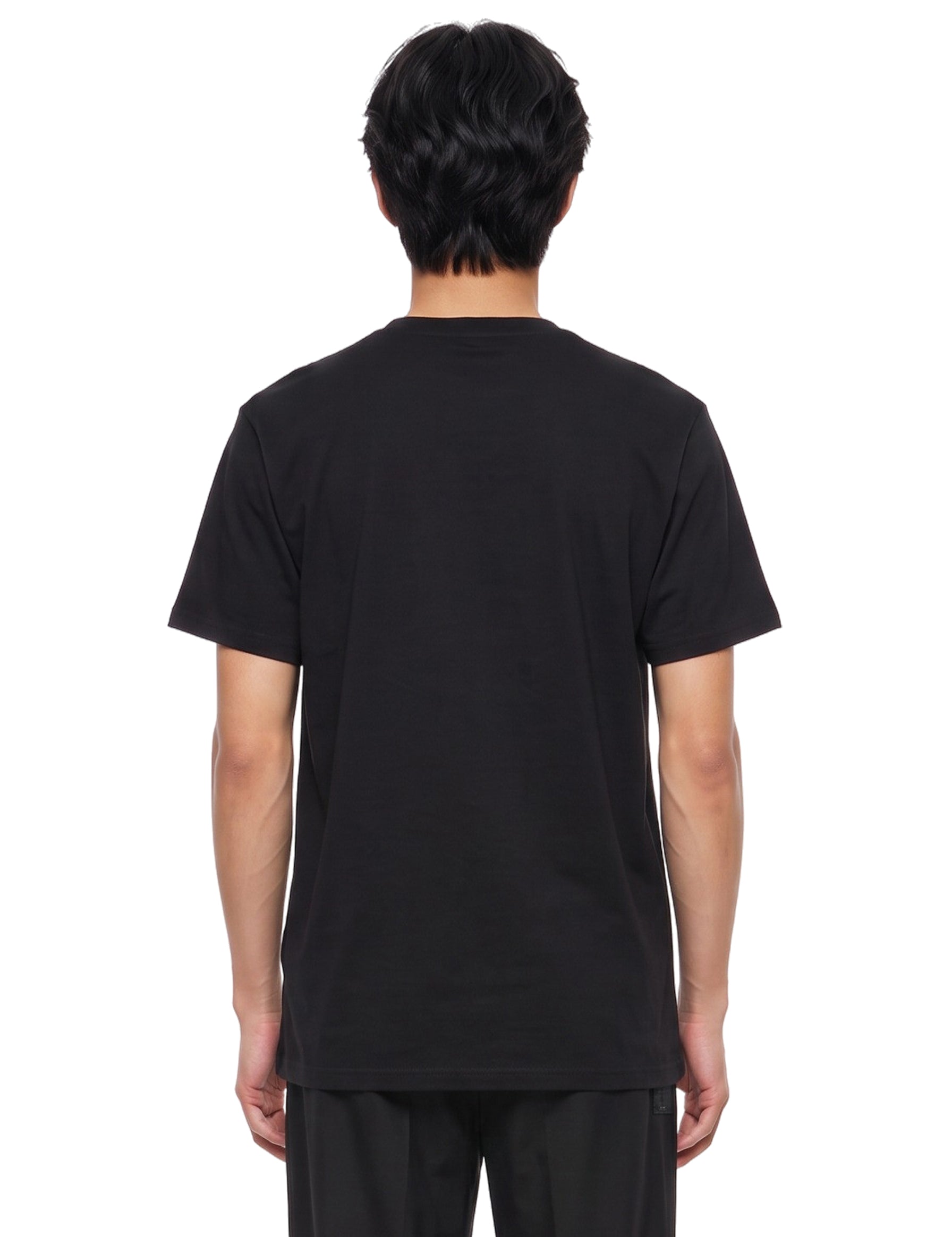 T-shirt CindyPrint in nero 