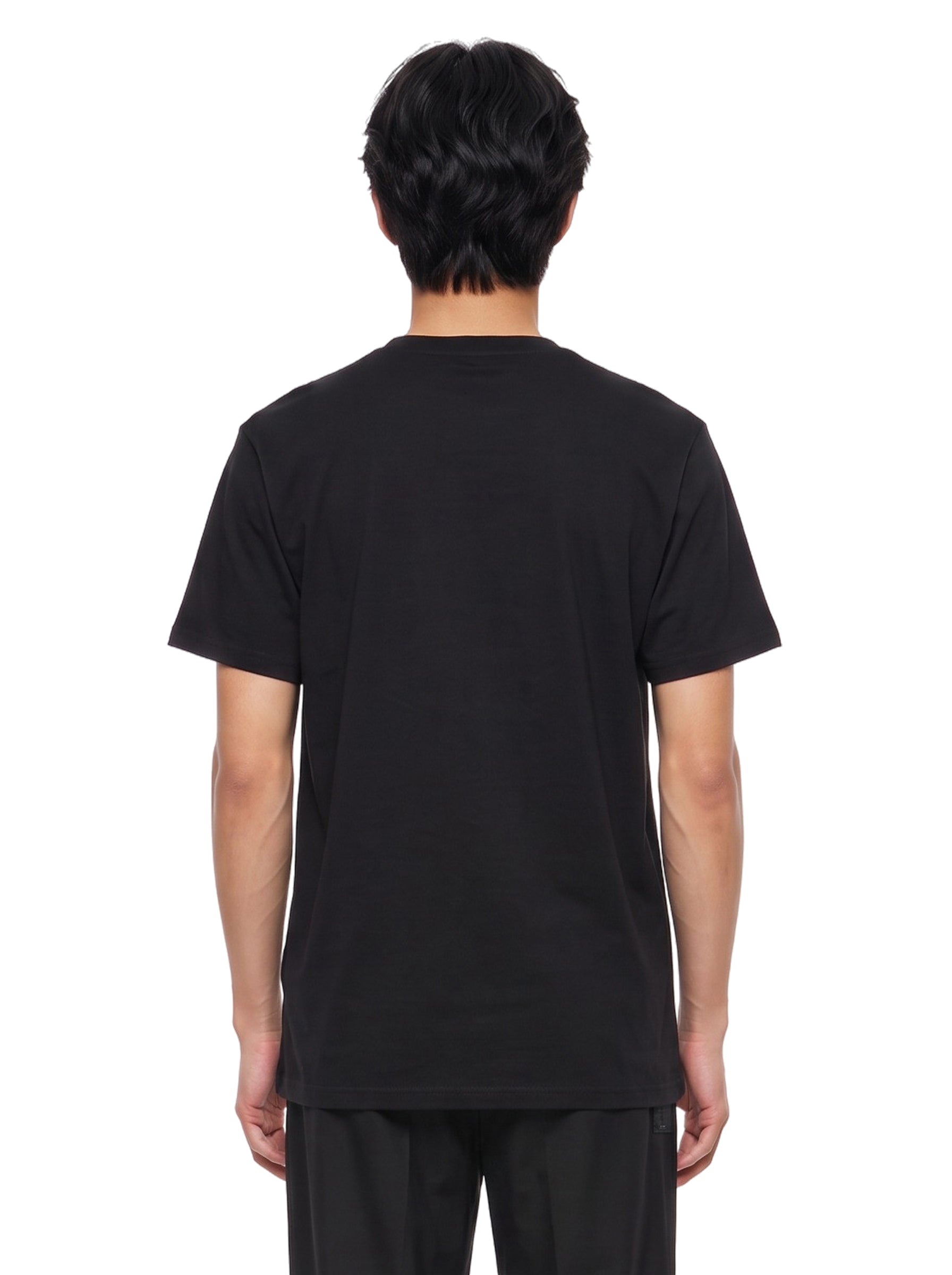 T-shirt CindyPrint in nero 